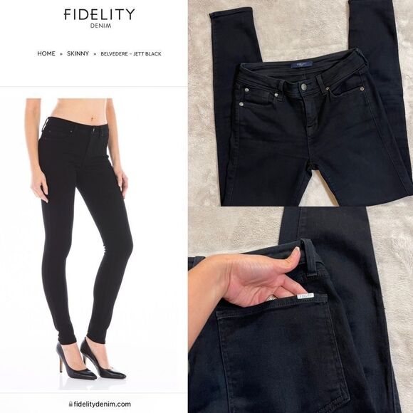 Fidelity Belvedere Ginza   black jeans - Picture 2 of 10